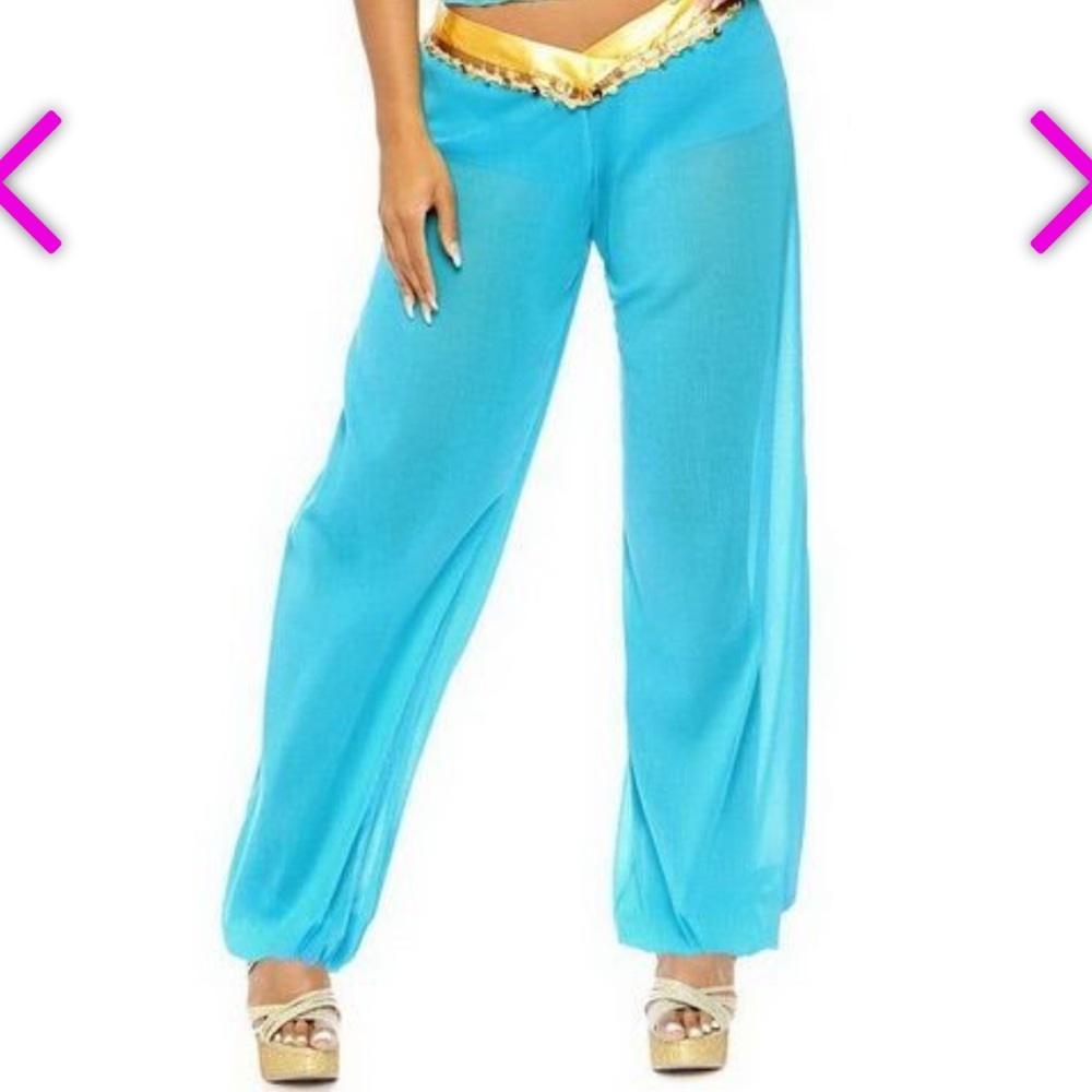Makeshift genie costume